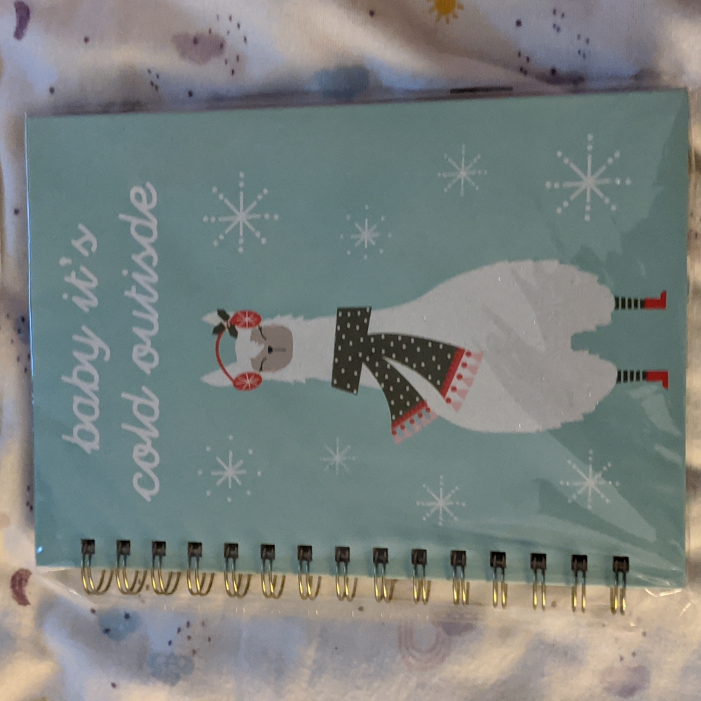 Journal.  Llama "baby it's cold outside"